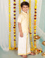 KID1 Boys Veshti Mundu Set White