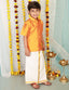KID1 Boys Veshti Mundu Set Yellow
