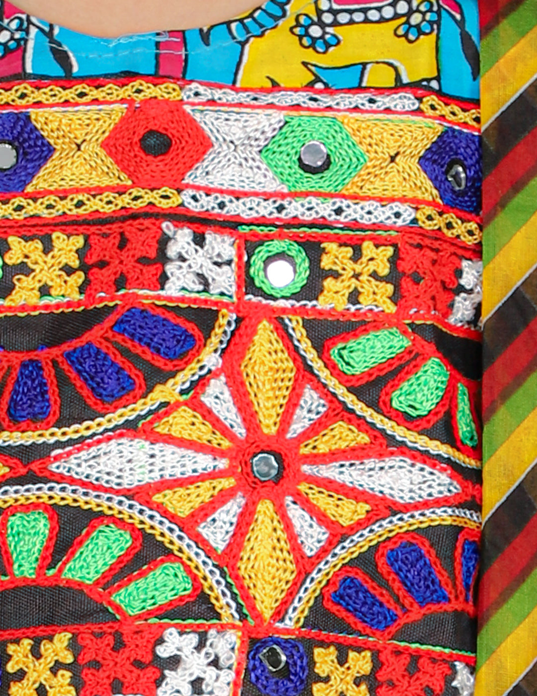 KID1 Ethnic Print Lehenga Choli Blue