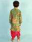 KID1 Festive Nitara Sherwani Dhoti Green