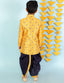 KID1 Festive Sherwani Dhoti Yellow
