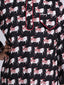 KID1 Animal Print Kurta Pajama Black
