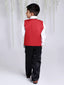 KID1 Party Wear Suit With Bow-Tie Red