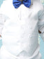 KID1 4 Pcs Party Wear Suit With Bow White