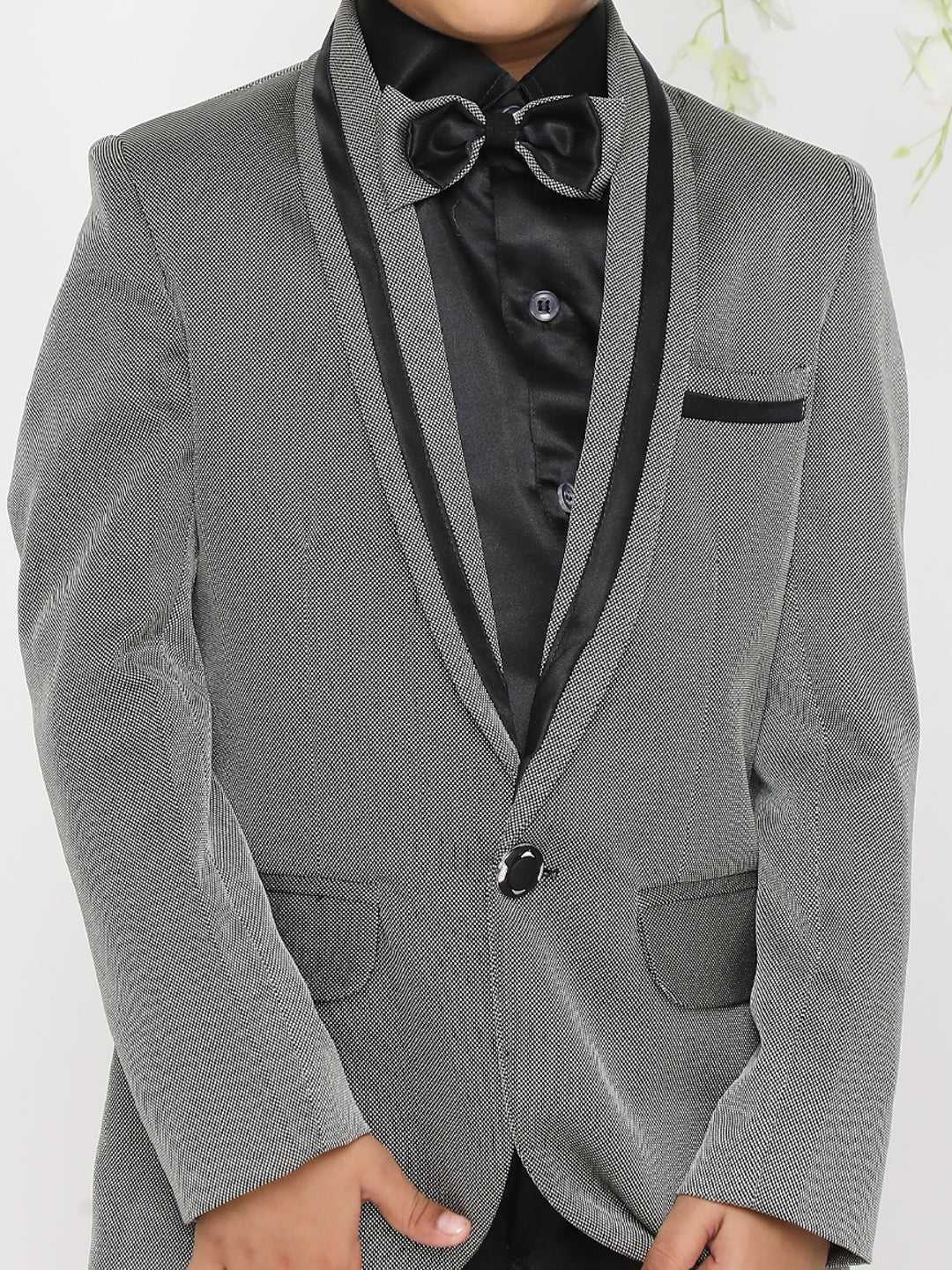 KID1 Tuxedo Party suit Grey