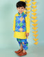 KID1 Festive Kurta With Printed Dhoti Yellow