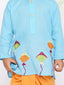 KID1 Patang Dhoti Set Blue