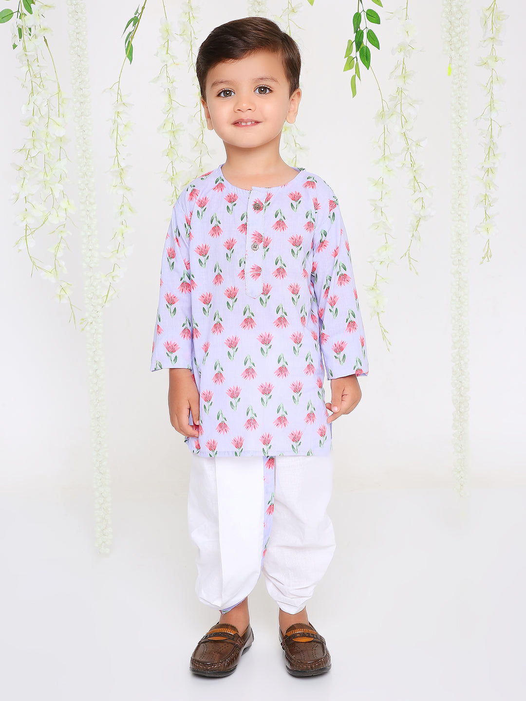KID1 Oopsy Daisy Boys Kurta Dhoti Set Blue