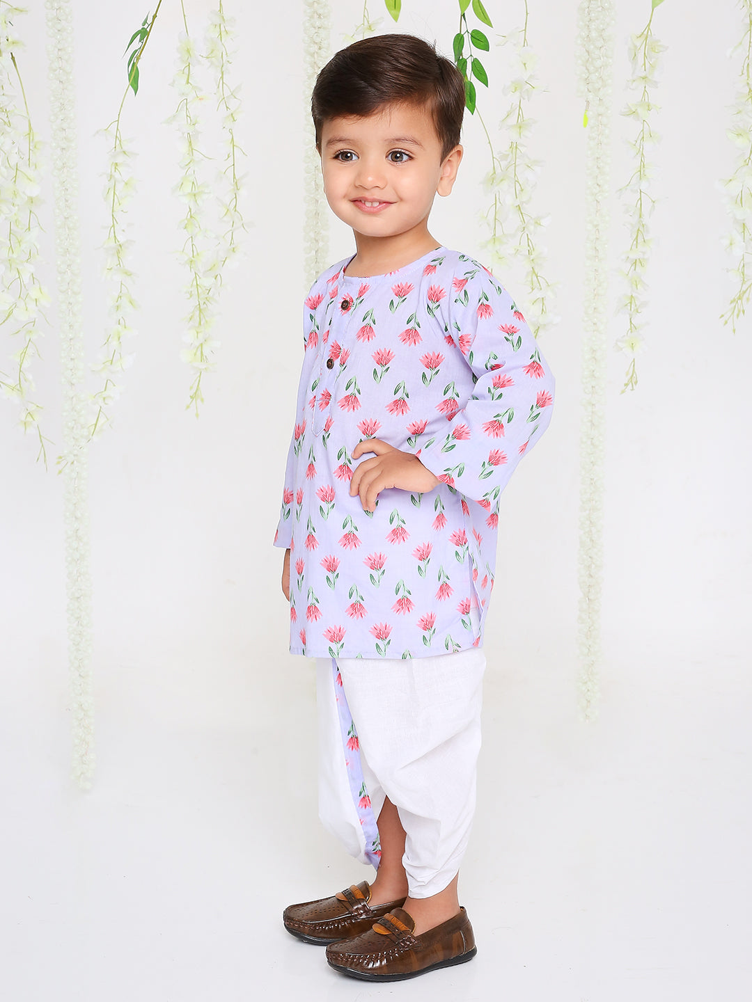 KID1 Oopsy Daisy Boys Kurta Dhoti Set Blue