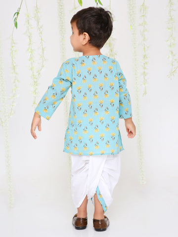 KID1 Oopsy Daisy Boys Kurta Dhoti Set Turquoise
