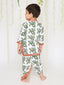 KID1 Printed Anghrakha Kurta Dhoti White