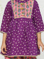 KID1 Girls Jhankar Kurta With Dhoti Set Purple