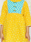 KID1 Girls Jhankar Kurta With Dhoti Set Yellow