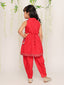 KID1 Anmol Nytara Peplum Dhoti Set Red