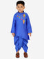 KID1 Utsav Embroidered Cross Cut Kurta Dhoti Blue