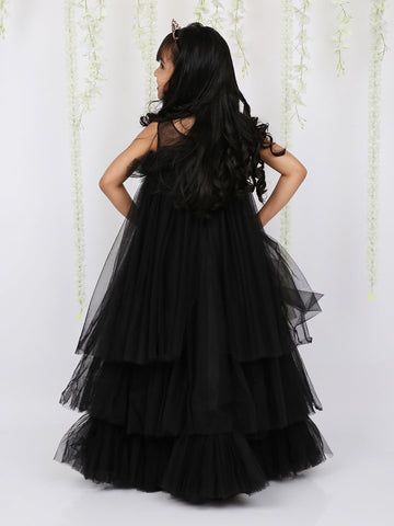 KID1 The Luna Party Dress Black