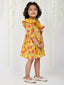KID1 Lotus Frilly Summer Frock Yellow