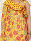 KID1 Lotus Frilly Summer Frock Yellow