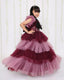 KID1 The Cinderella Party Dress Wine