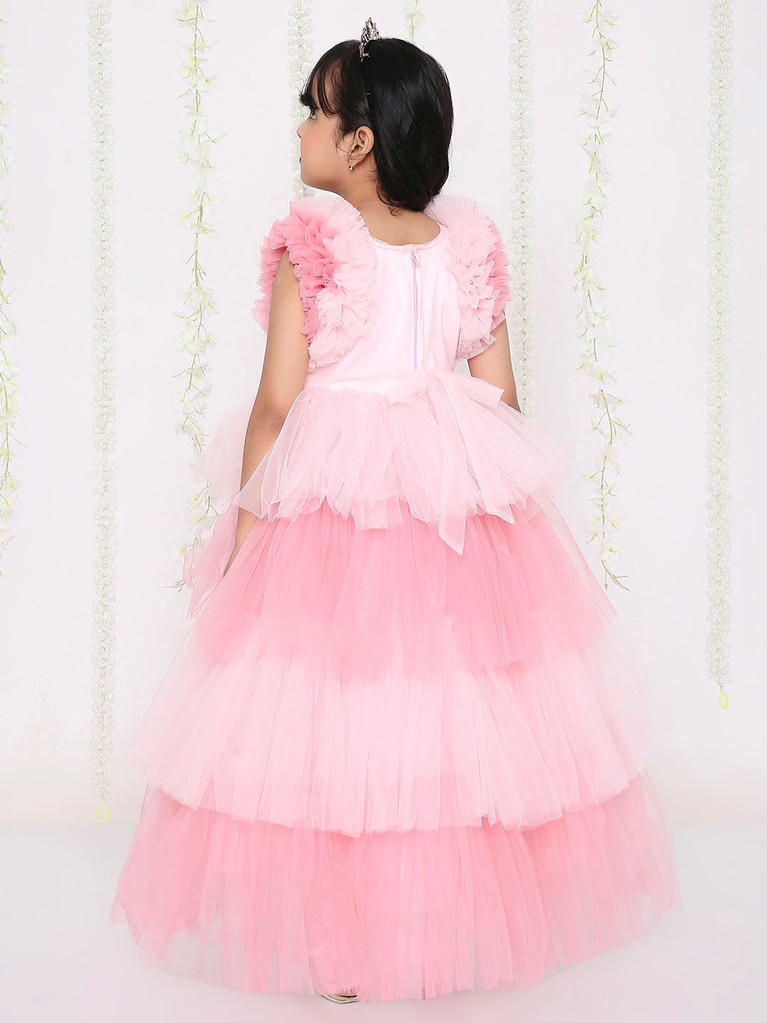 KID1 The Cinderella Party Dress Pink