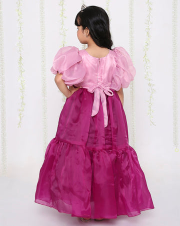 KID1 The Ruuhani Party Dress Pink