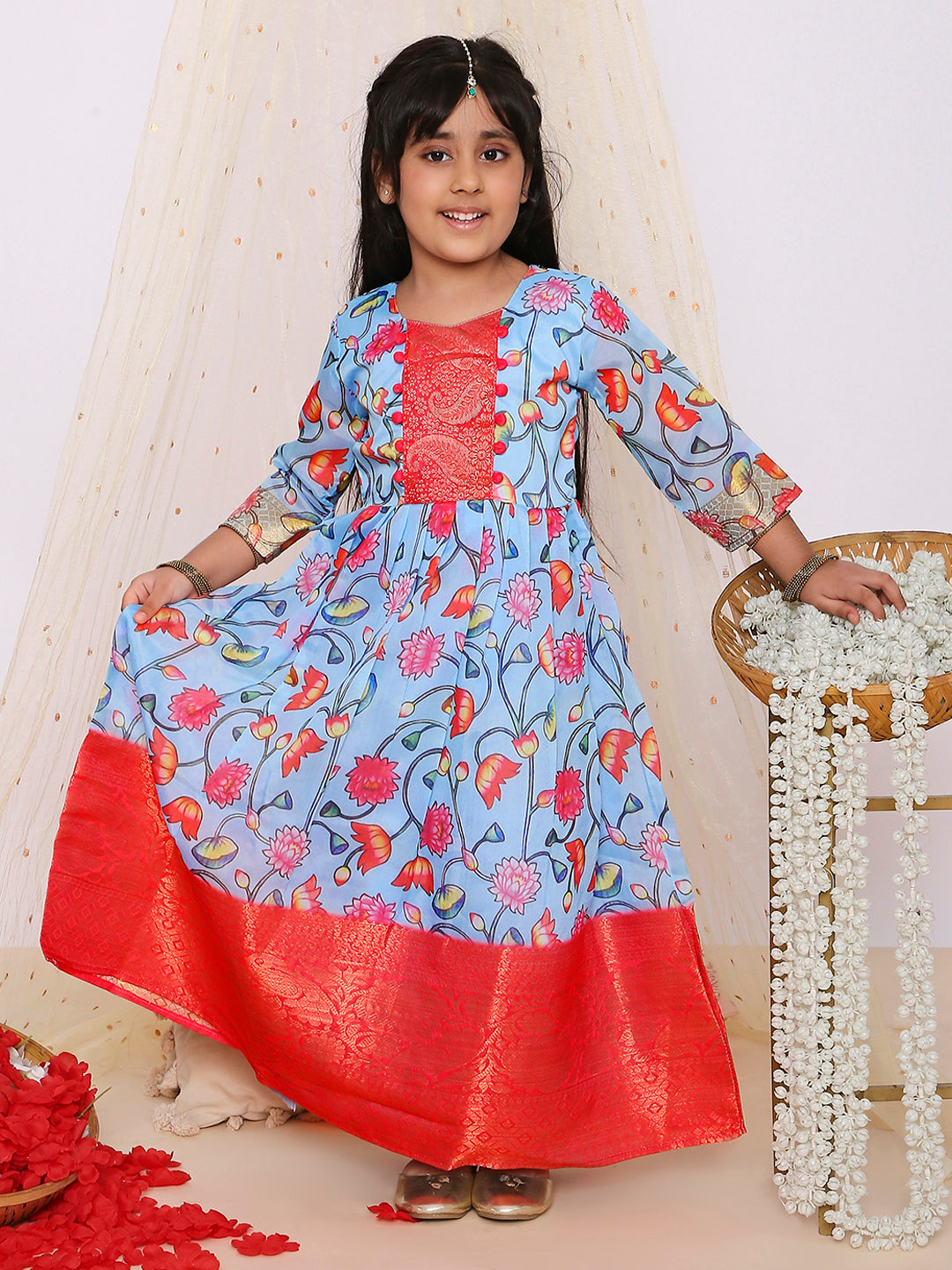 KID1 Arohi Pichwa Long gown Blue