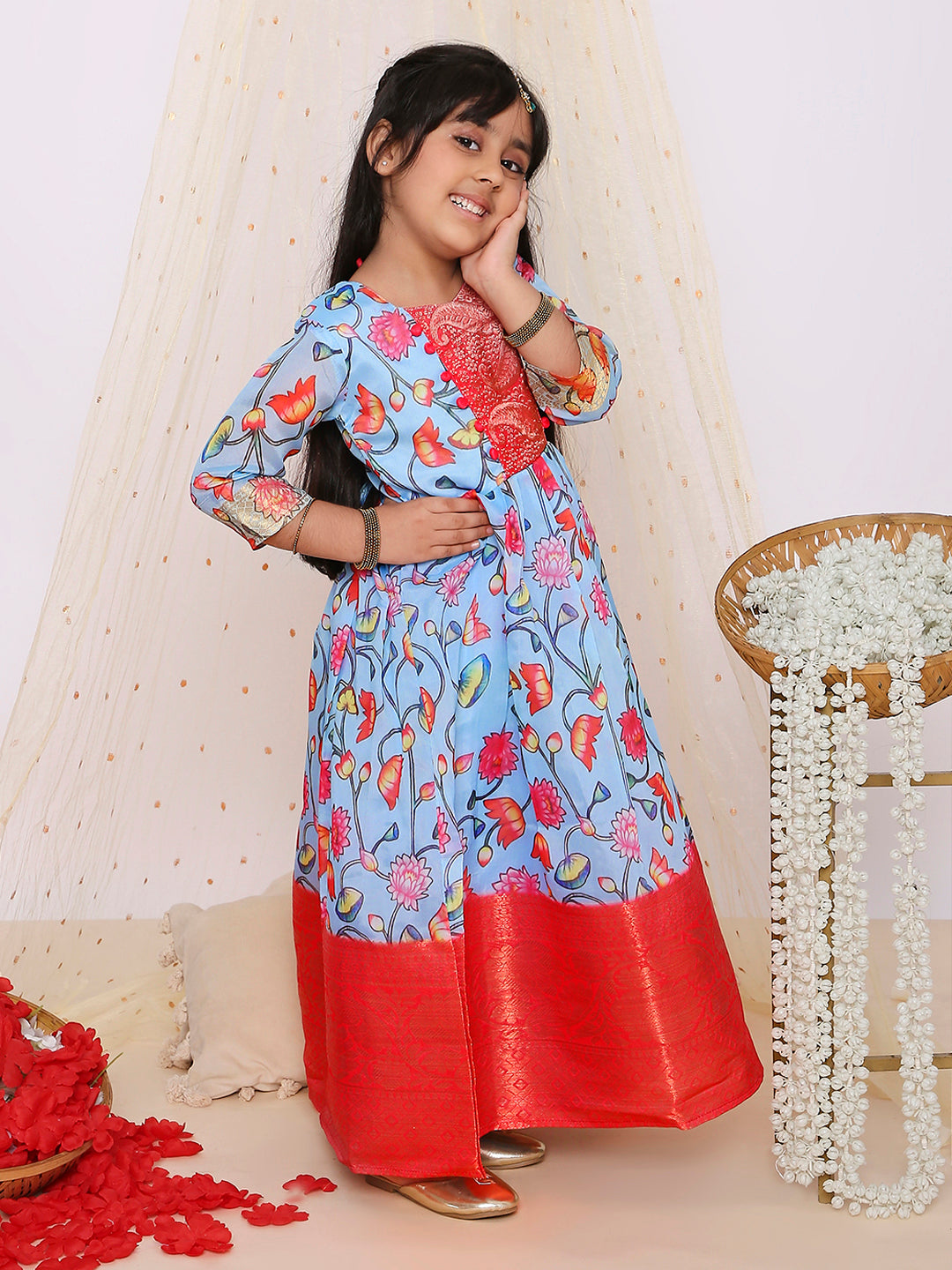KID1 Arohi Pichwa Long gown Blue