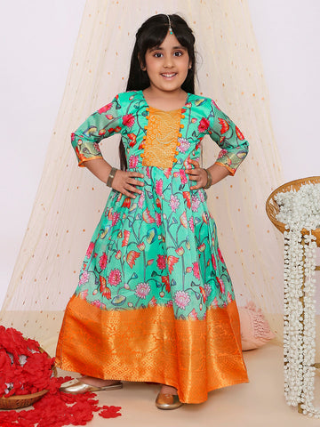 KID1 Arohi Pichwa Long gown Green