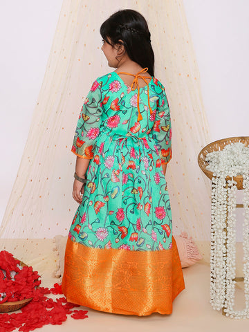 KID1 Arohi Pichwa Long gown Green