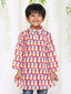 KID1 Pina Colada Boys Kurta Only Pink