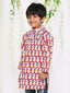 KID1 Pina Colada Boys Kurta Only Pink