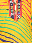 KID1 Lehariya Print Kurta Pyjama Yellow