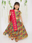 KID1 Mirror Work Navratri Lehenga Choli Green