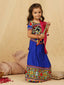 KID1 Embroidered Navratri Lehenga Choli Blue