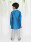 KID1 Sequin Embroidered Attached Jacket Set Blue