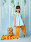 KID1 Patang Peplum Kurti Salwar Blue
