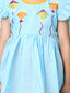 KID1 Patang Peplum Kurti Salwar Blue