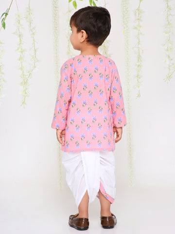 KID1 Oopsy Daisy Boys Kurta Dhoti Set Pink