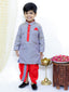 KID1 Gopalan Silk Kurta Dhoti Set Grey