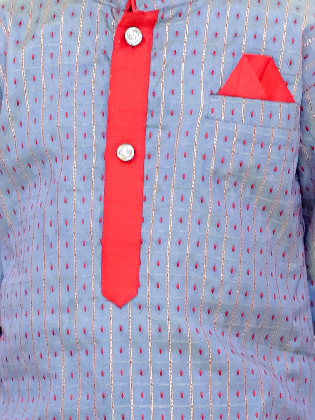 KID1 Gopalan Silk Kurta Dhoti Set Grey