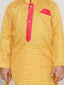 KID1 Gopalan Silk Kurta Dhoti Set Yellow