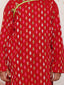 KID1 Handloom Weave Kurta Dhoti Red
