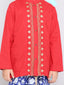 KID1 Ekam Boys Embroidered Kurta With Dhoti Red