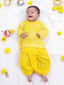 KID1 Bela Kurta With Dhoti Yellow