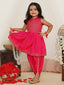 KID1 Anmol Nytara Peplum Dhoti Set Pink