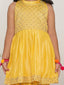 KID1 Anmol Nytara Peplum Dhoti Set Yellow