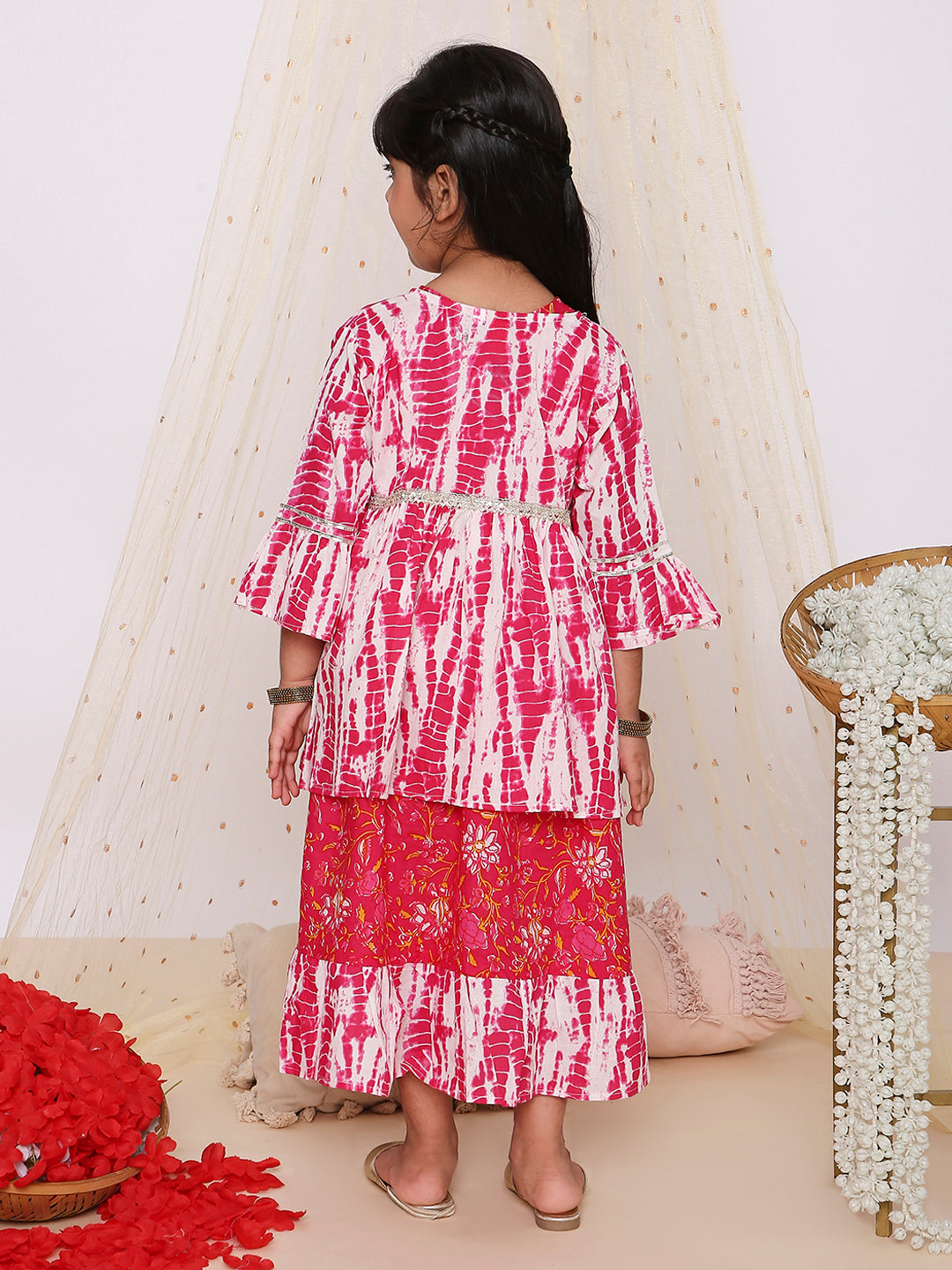 KID1 Riyana Long Dress with Jacket Pink