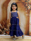 KID1 Sitara Backless Cotton Long Dress Blue