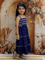 KID1 Sitara Backless Cotton Long Dress Blue