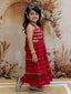 KID1 Sitara Backless Cotton Long Dress Red